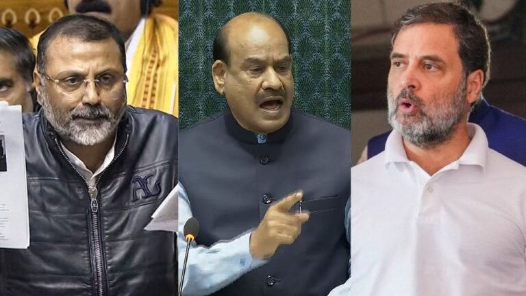 Nishikant Dubey seeks action against Rahul for sharing Shah's 'criminally edited' speech