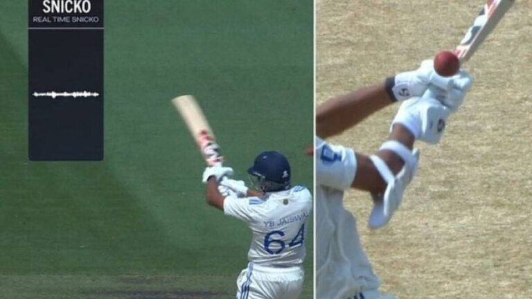 Yashasvi Jaiswal's caught-behind dismissal sparks controversy