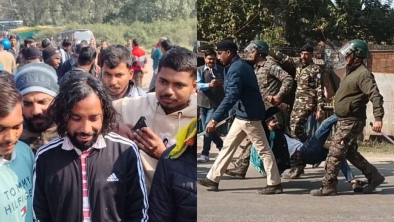 Police resort to lathi-charge to disperse protesting candidates in Ranchi, student leader detained 6 Police resort to lathi-charge to disperse protesting candidates in Ranchi, student leader detained