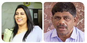 Congress Leader D K Suresh and Aishwarya Gowda