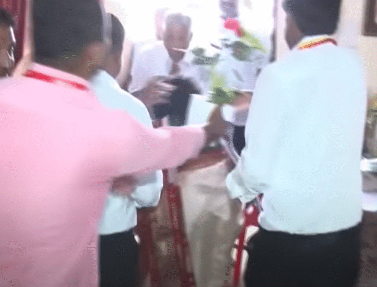 Hassan DC Touches Union Minister V. Somanna’s Feet, Sparks Political Controversy