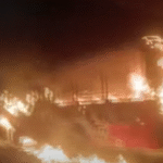 Bengaluru: BMTC bus on Majestic-Kadugodi route catches fire near HAL gate, 75 passengers safe