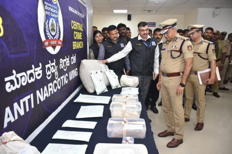 Bengaluru CCB Busts Major Drug Racket: 7 Arrested Including 2 Foreign Nationals, Narcotics Worth ₹9.93 Crore Seized