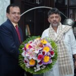 Karnataka Bank ED Raghavendra Srinivas Bhat Meets DyCM D.K. Shivakumar in Bengaluru