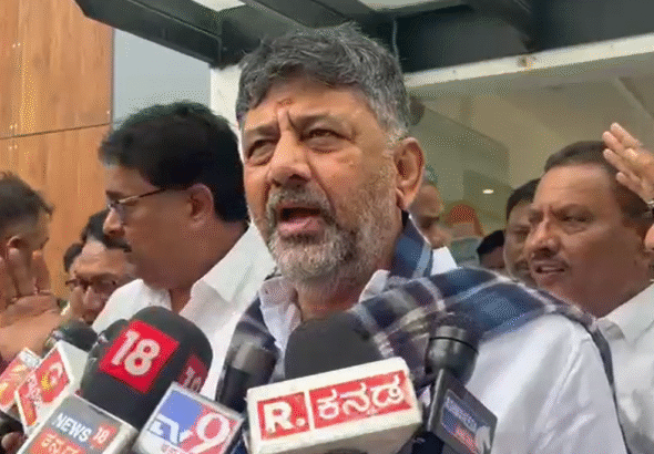 Can I Stop People from Using Cars? — DK Shivakumar Hits Back at Tejasvi Surya’s ‘Tunnel Road’ Opposition, Says Bengaluru’s Traffic Needs Practical, Not Political, Solutions
