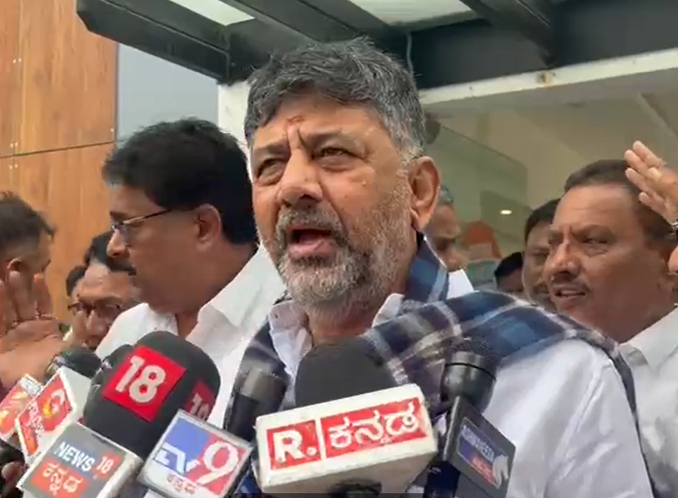 Can I Stop People from Using Cars? — DK Shivakumar Hits Back at Tejasvi Surya’s ‘Tunnel Road’ Opposition, Says Bengaluru’s Traffic Needs Practical, Not Political, Solutions