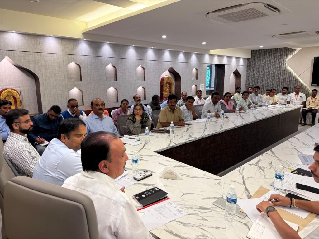 “Crack Down on Bogus Khatas on Government Land”: MLA Krishnappa Directs Officials in Vijayanagar Constituency Review Meet