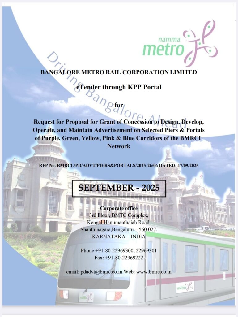 Karnataka High Court Stays BMRCL Tender After Outdoor Advertisers Allege Bias 2