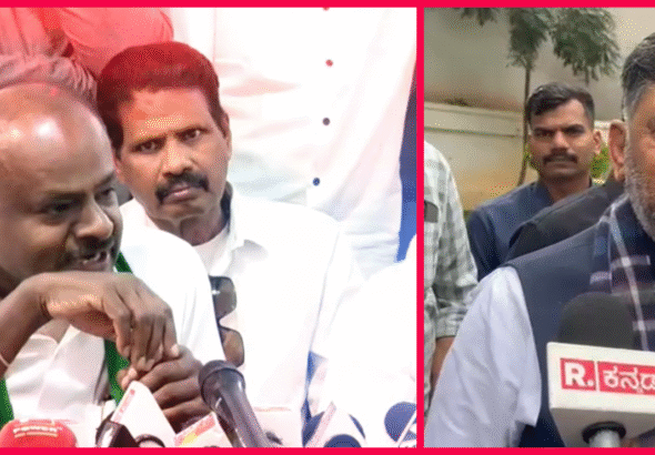 “If Swamijis Had Supported, Deve Gowda Would Have Been CM in 1977!” — HDK Hits Back as DK Shivakumar–HDK Clash Intensifies