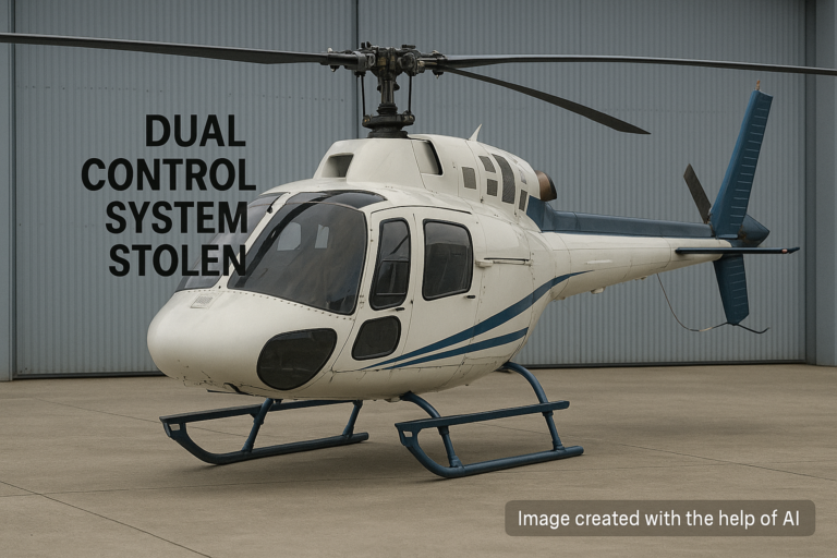Helicopter Parts Theft in Bengaluru: Costly Dual Control System Stolen, Maintenance Staff Under Suspicion
