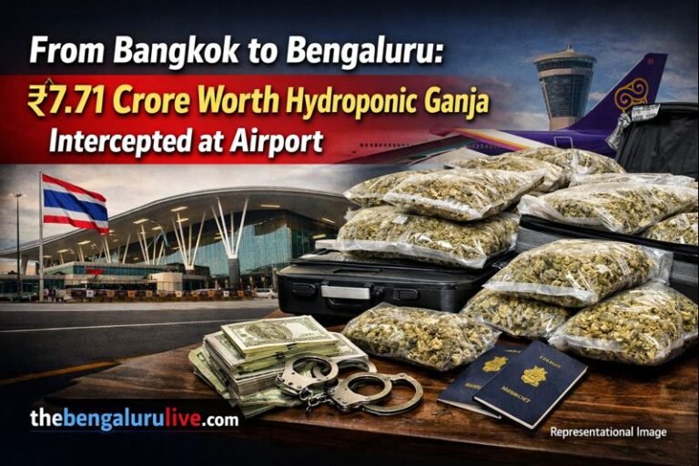 From Bangkok to Bengaluru: ₹7.71 Crore Worth Hydroponic Ganja Intercepted at Airport