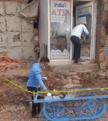Belagavi ATM Theft: Thieves Push Away Entire Machine on Handcart After Disabling Cameras