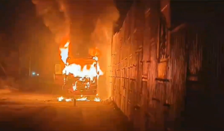 Miracle at 2 AM: Bengaluru–Kozhikode KSRTC Bus Goes Up in Flames Near Nanjangud