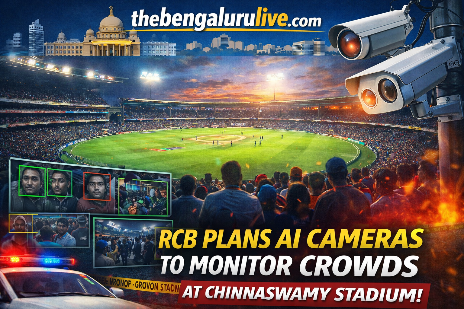 RCB Steps In Where Systems Fail: AI Cameras Proposed to Manage Chinnaswamy Stadium Crowds