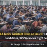KEA Junior Assistant Exam on Jan 25: 1.33 Lakh Candidates, 325 Vacancies, Tight Security