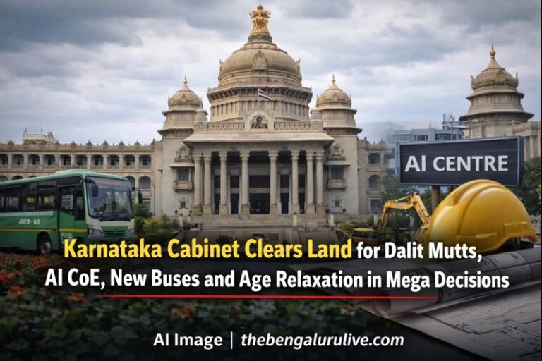 Karnataka Cabinet Bonanza: Age Relaxation, Dalit Land Grant, AI Centre, New Buses and ₹145 Cr Nutrition Plan