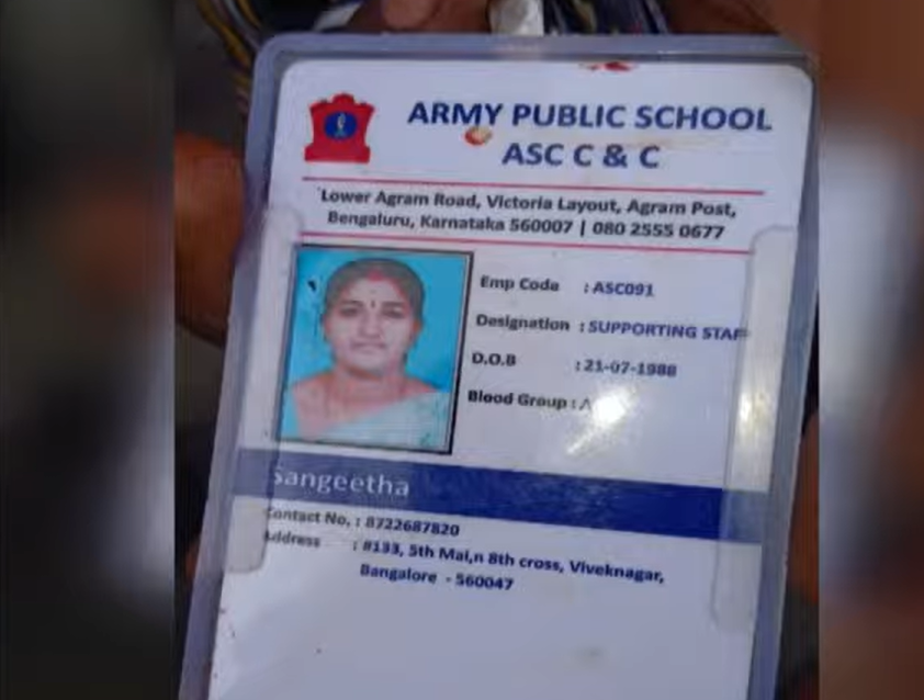 Tragic Morning in Bengaluru: Army Public School Aaya, Son Killed by College Bus While Heading to Class