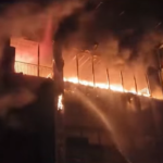 Hubballi Metro Mall Fire: Massive Blaze Engulfs Five-Storey Building, No Casualties