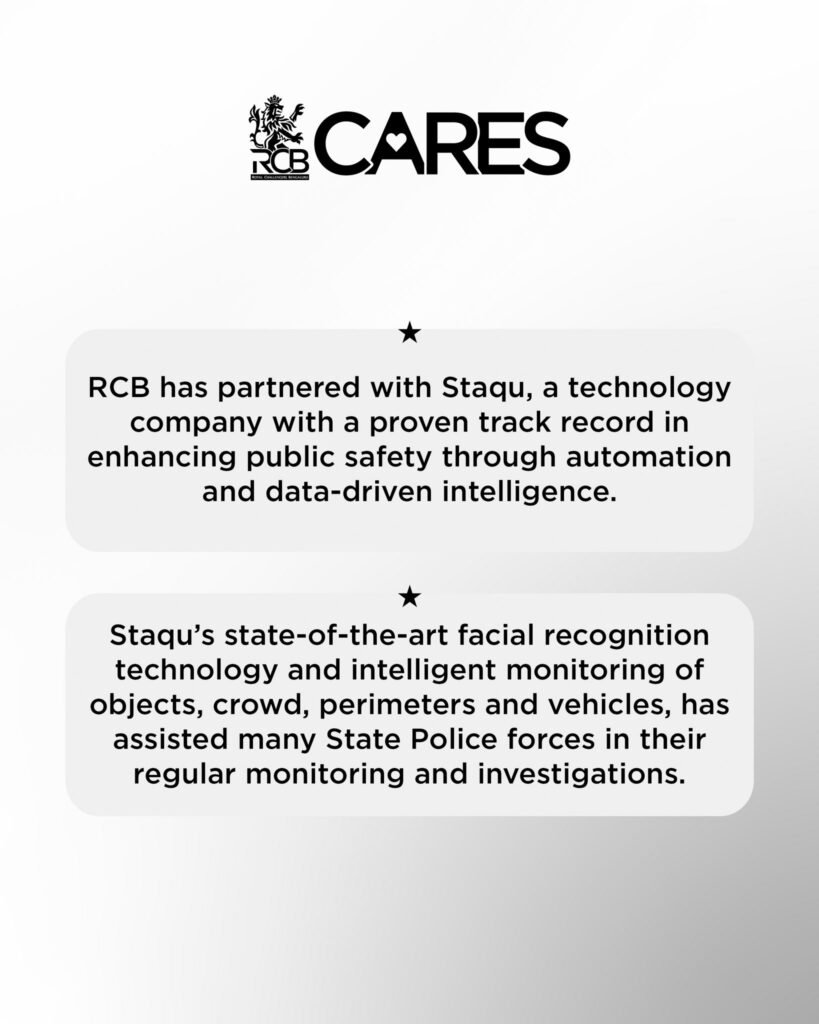 RCB Steps In Where Systems Fail: AI Cameras Proposed to Manage Chinnaswamy Stadium Crowds 3 RCB Steps In Where Systems Fail: AI Cameras Proposed to Manage Chinnaswamy Stadium Crowds