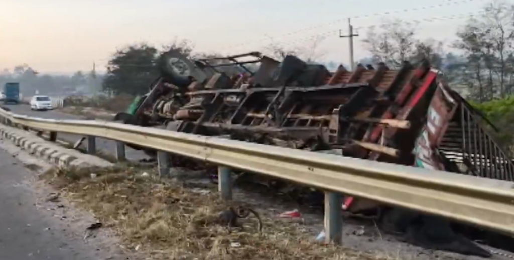 Hoskote Highway Turns Death Trap: Axle Break Triggers Chain Crash, 7 Dead Including 6 in XUV700