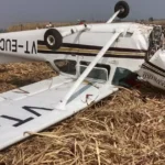 Training Aircraft Crashes Near Vijayapura, Two Pilots Escape Death